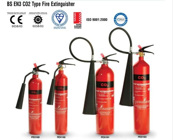 Carbon dioxide fire extinguishers