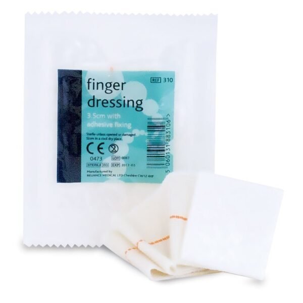 Finger Dressing with Adhesive Fixing - 3.5cm